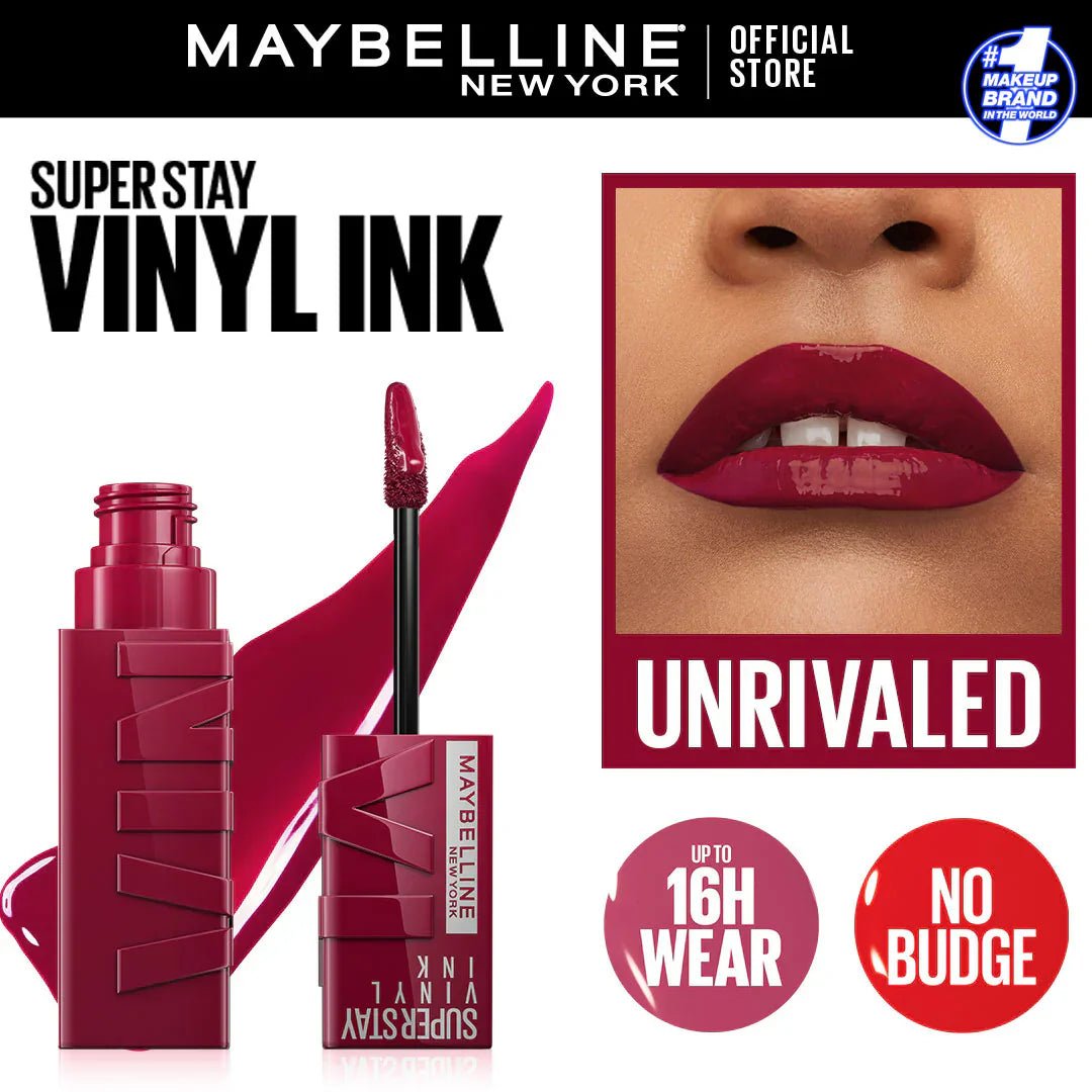 Maybelline Super Stay Vinyl Ink Liquid Lipstick - Rumaisas