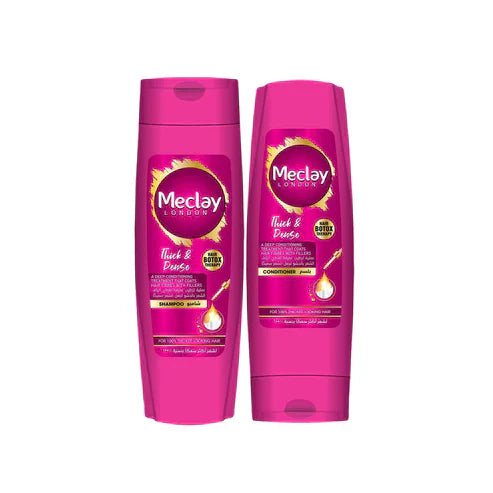 Meclay London Thick & Dense Shampoo - 185ml + Conditioner - 180ml Pair Box - Rumaisas