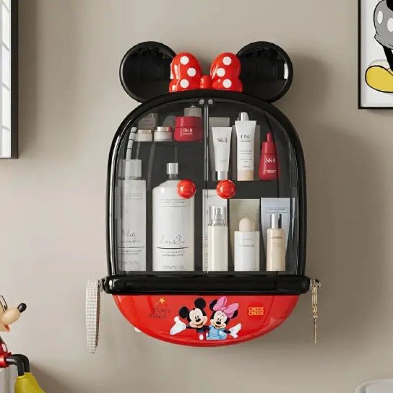 Mickey & Minnie Mouse No - Drill Wall - Mounted Cosmetic Organizer - Rumaisas