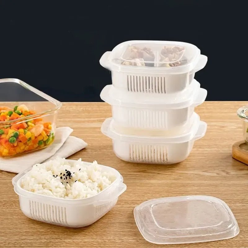 Mini Drain Storage Container with Lid – Pack of 4 - Rumaisas