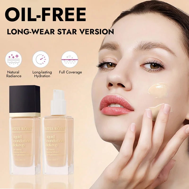 Miss Rose Liquid Makeup Foundation - 30ml - Rumaisas