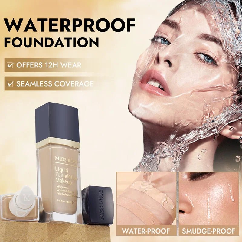 Miss Rose Liquid Makeup Foundation - 30ml - Rumaisas