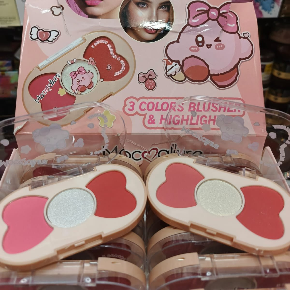 Mocallure 3 Colors Blush & Highlighter - Rumaisas