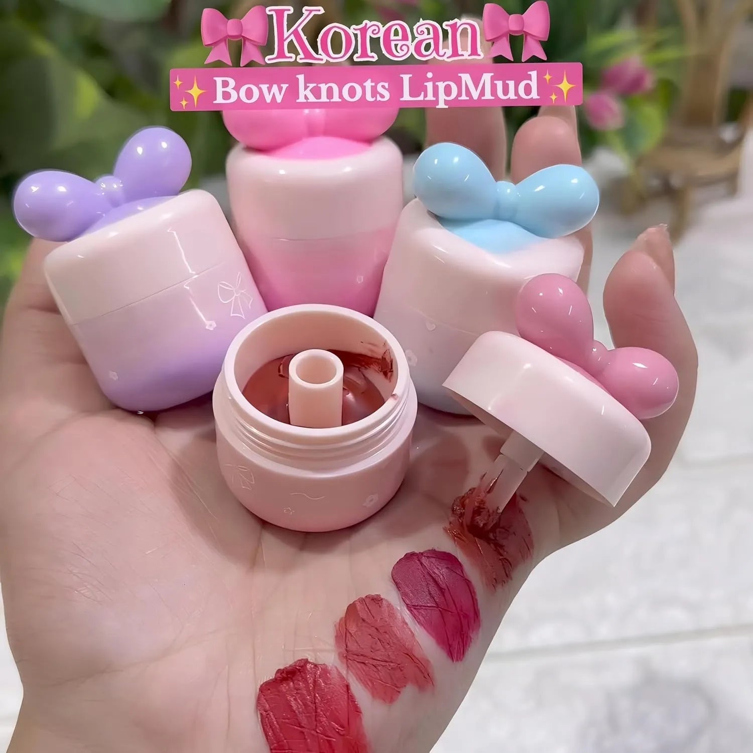 Mocallure Korean Bow knot Lip Mud Mousse - Rumaisas