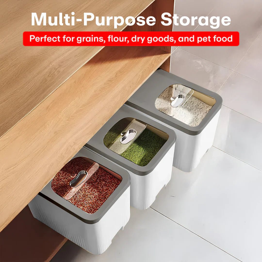 Multi - Purpose Grain and Dry Goods Storage Container - Rumaisas
