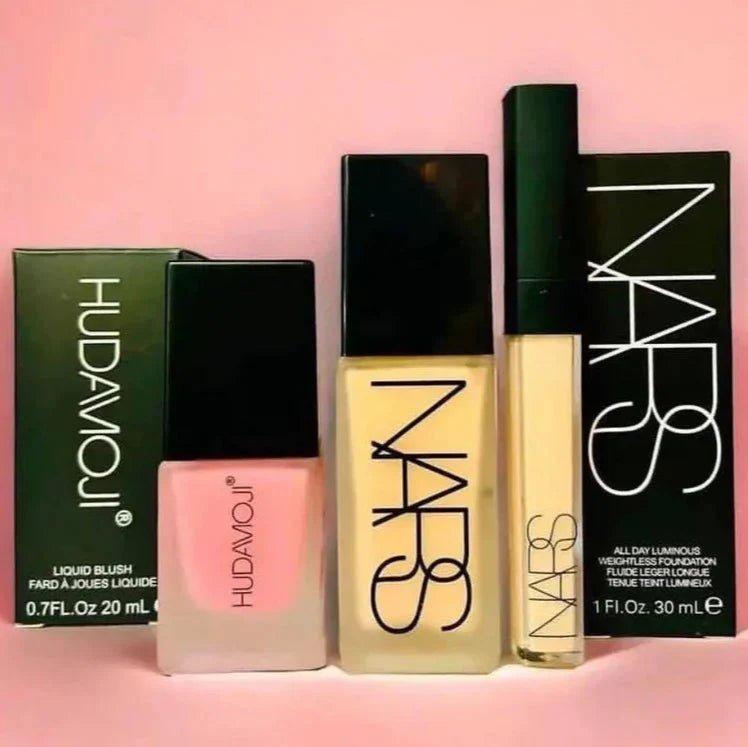 Nars Foundation & Concelor + HudaMoji Blushon - Rumaisas