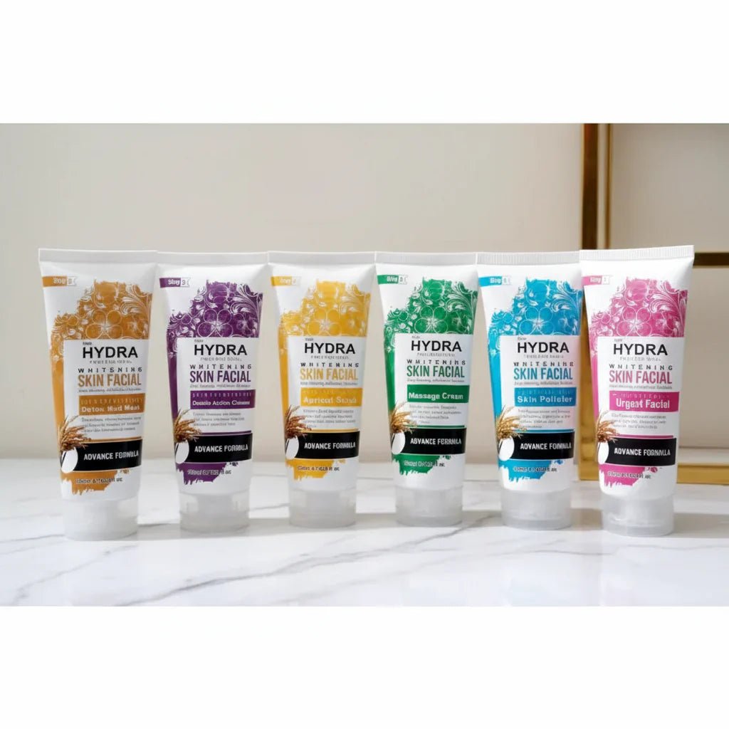 New Hydra Professional Whitening Skin Facial - 200ml Each - Rumaisas