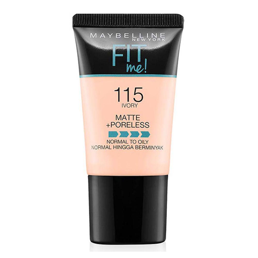 New York Fitme Maybelline Matte Poreless Foundation Tube - Rumaisas