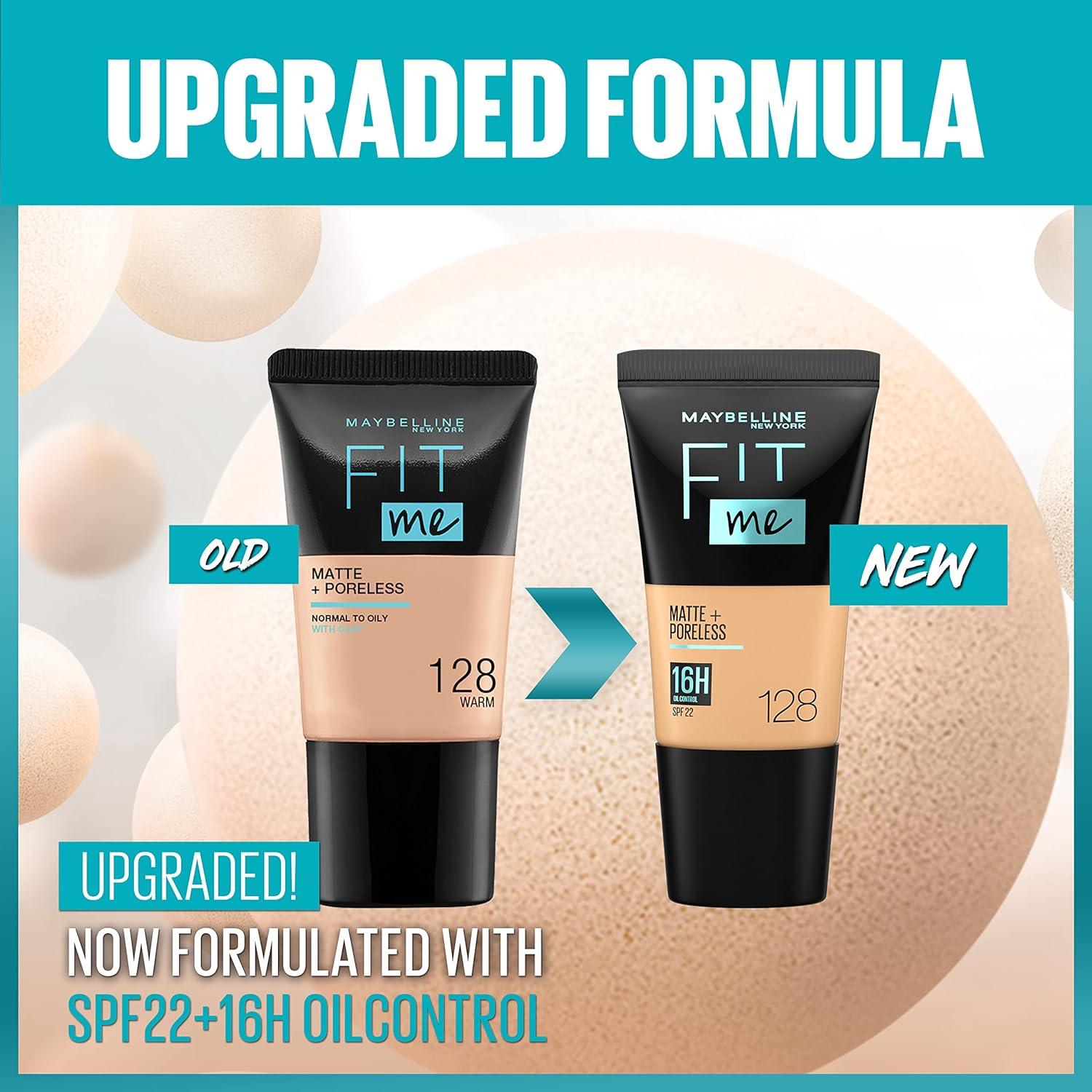 New York Fitme Maybelline Matte Poreless Foundation Tube - Rumaisas