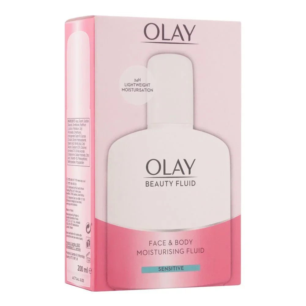 Olay Beauty Fluid Moisturiser | Face & Body Hydrating - Rumaisas