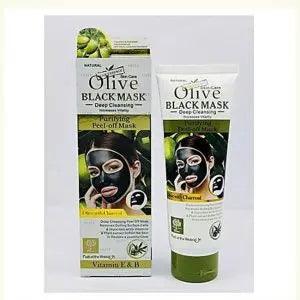Olive with Milk Whitening Facial Black Charcoal Mask - 120g - Rumaisas