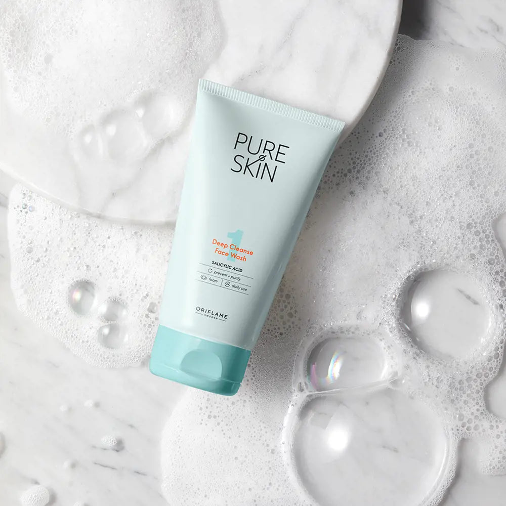 Oriflame Pure Skin Deep Cleanse Face Wash For Oily Skin - 150ml - Rumaisas