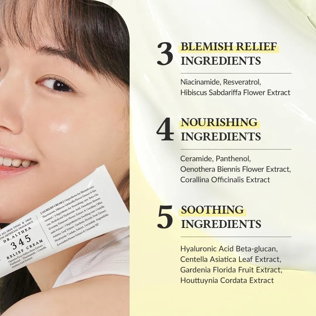 Original Dr Althea 345 Cream relief Cream For All Skin Type - 50ml - Rumaisas