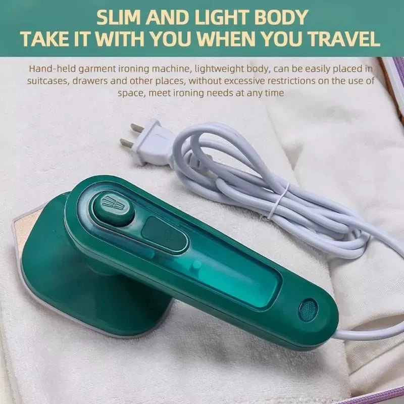 Portable Mini Electric Steam Iron Handheld Garment Steamer - Rumaisas