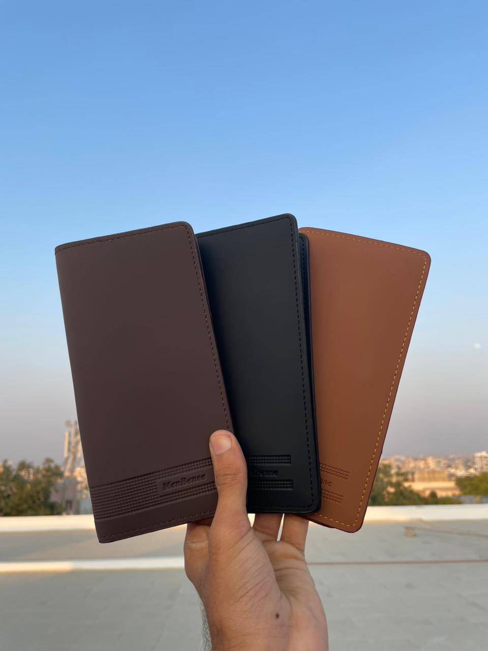 Premium Leather Long Wallet for Men - Rumaisas