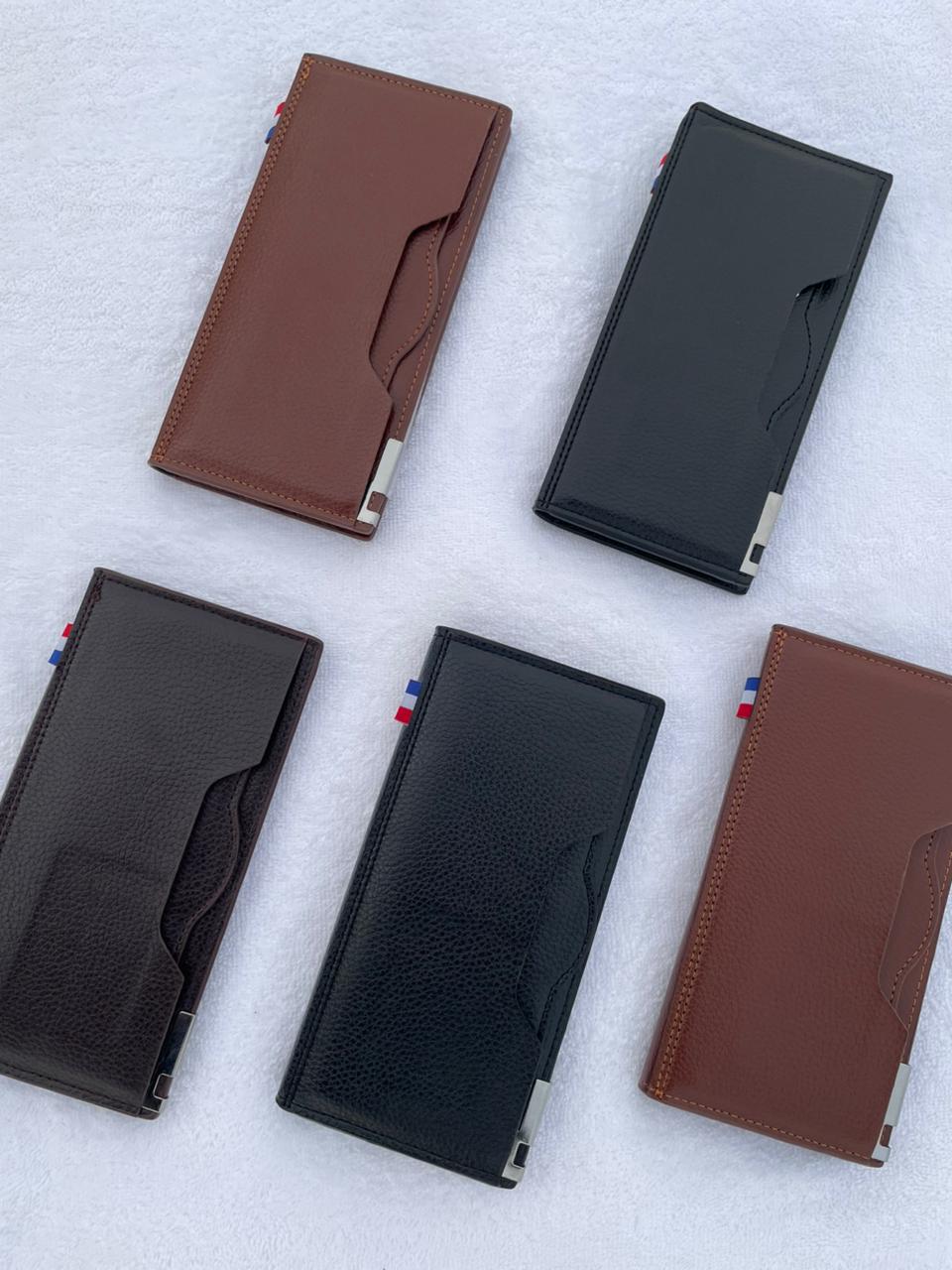 Premium Leather Long Wallet for Men – Extra Card Holder Design - Rumaisas