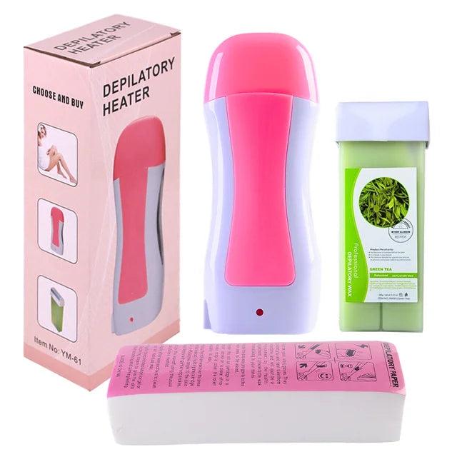 Professional Roll - On Wax Heater Kit for Hair Removal - Rumaisas