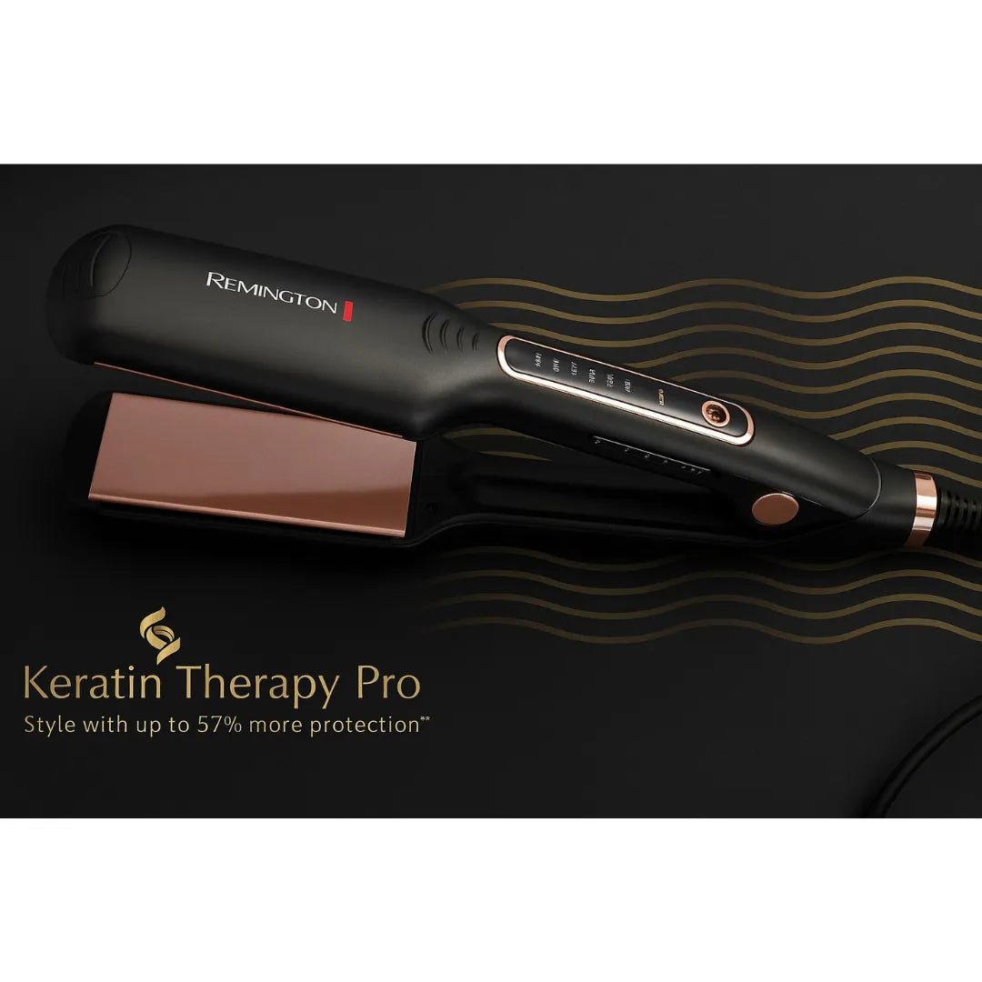 Remington Keratin Therapy Pro Hair Straightener – Heat 450 °C/.950 °C - Rumaisas