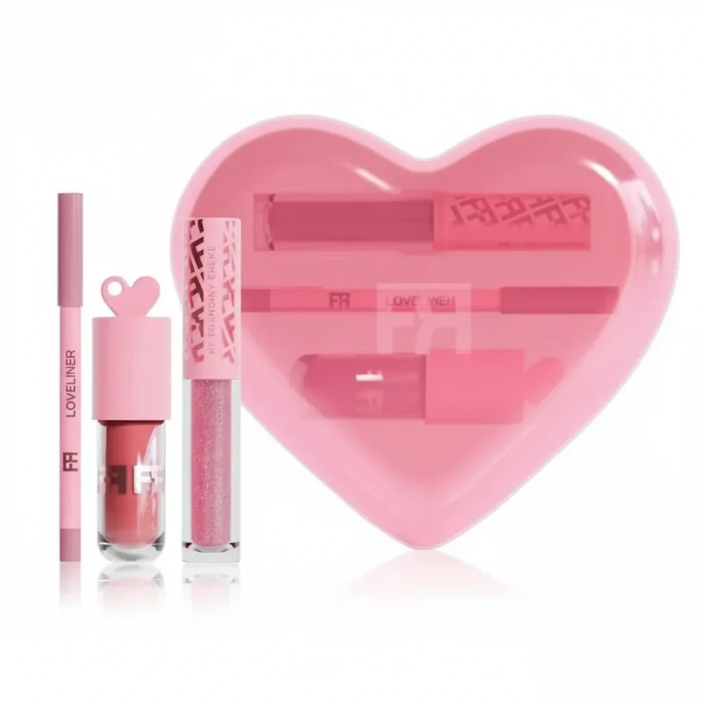 Romcom 3in1 lip kit Matte Lipgloss, Lipliner, Shiny Gloss - Rumaisas