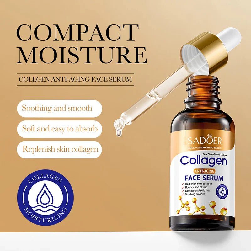 Sadoer Collagen Anti - Aging Serum Firming & Moisturizing - 30ml - Rumaisas