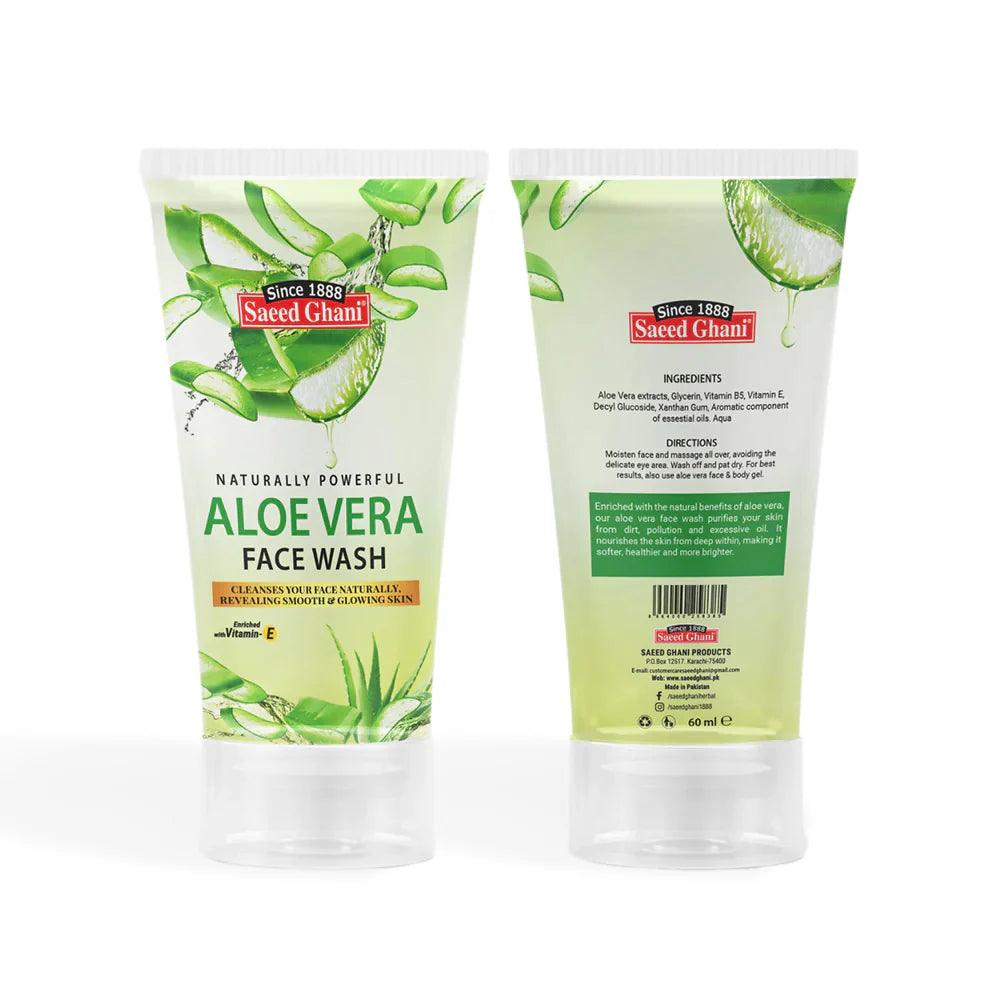 Saeed Ghani Aloe Vera Face Wash - 60ml - Rumaisas