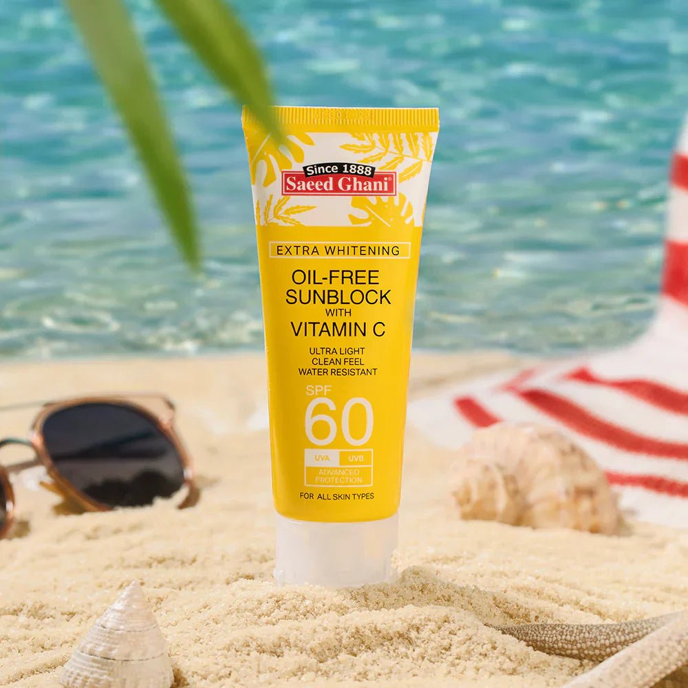 Saeed Ghani Sunblock SPF 60 with Vitamin C - Rumaisas
