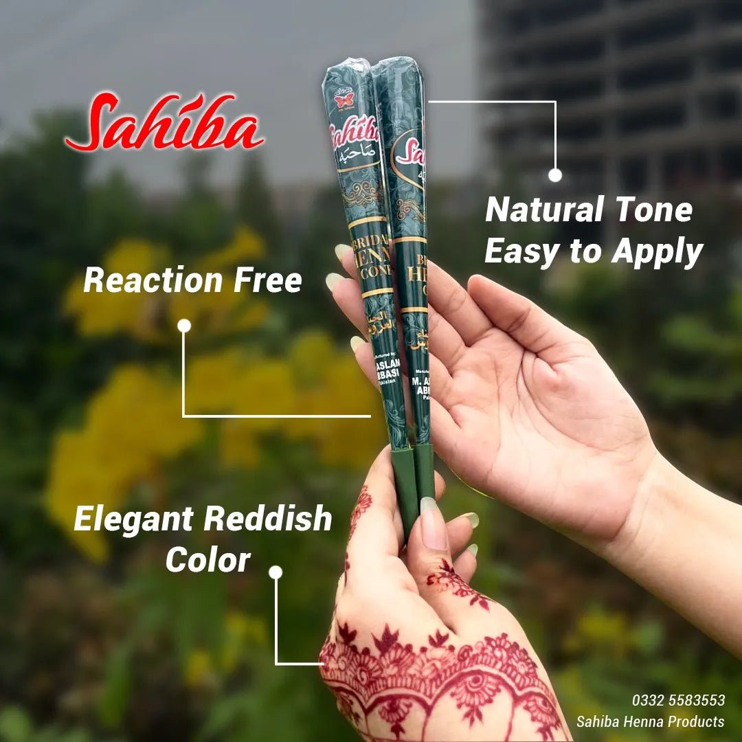 Sahiba Henna Bridal Cone Mehendi - Rumaisas