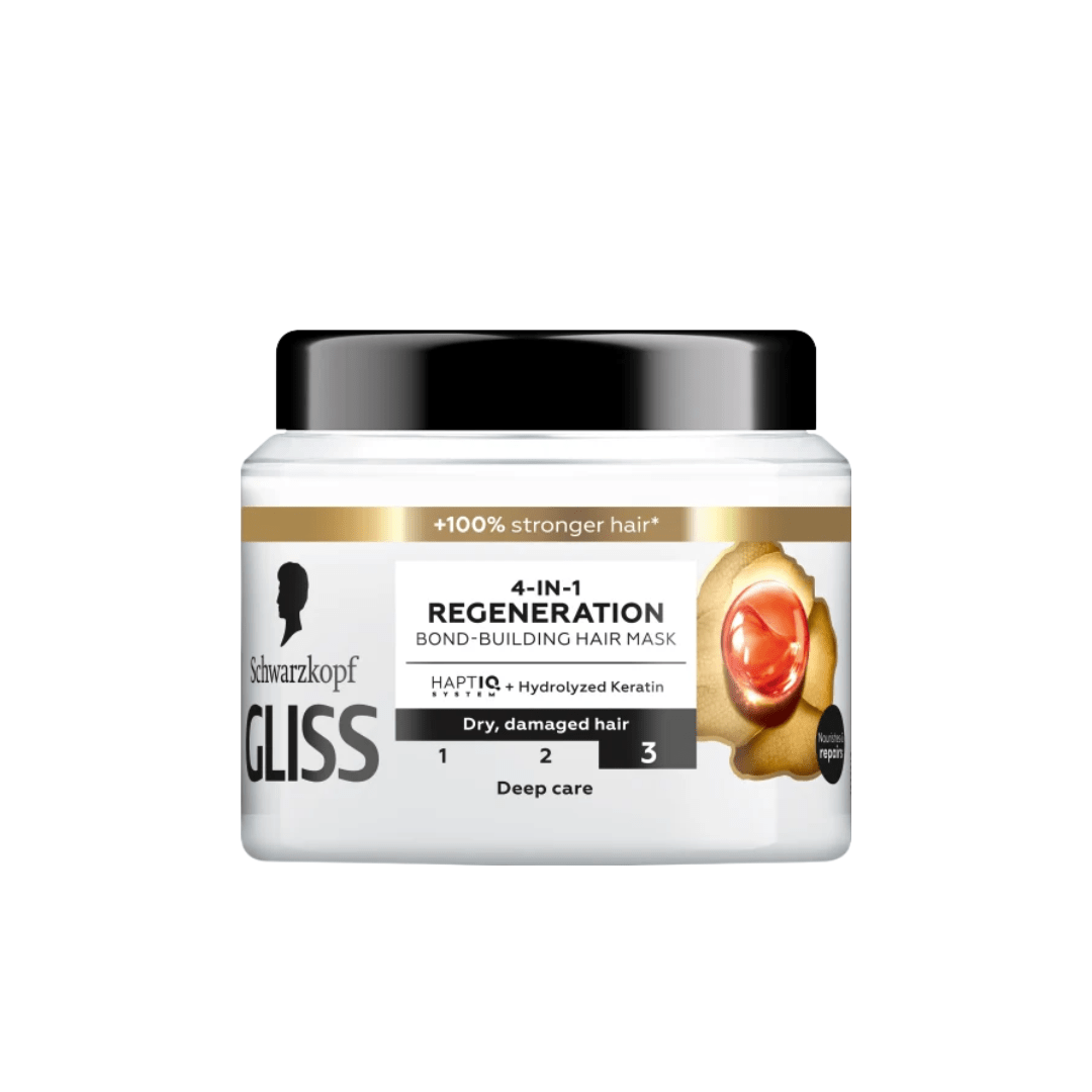 Schwarzkopf Gliss Mask 4 - In - 1 Regeneration Total Repair 400ml - Rumaisas
