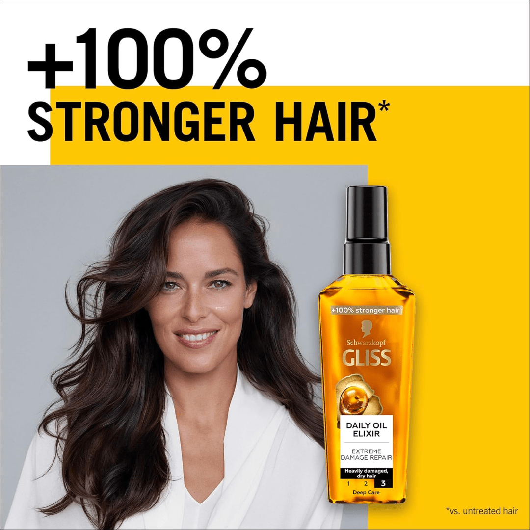 Schwarzkopf Gliss Serum Daily Oil Elixir 75ml - Rumaisas