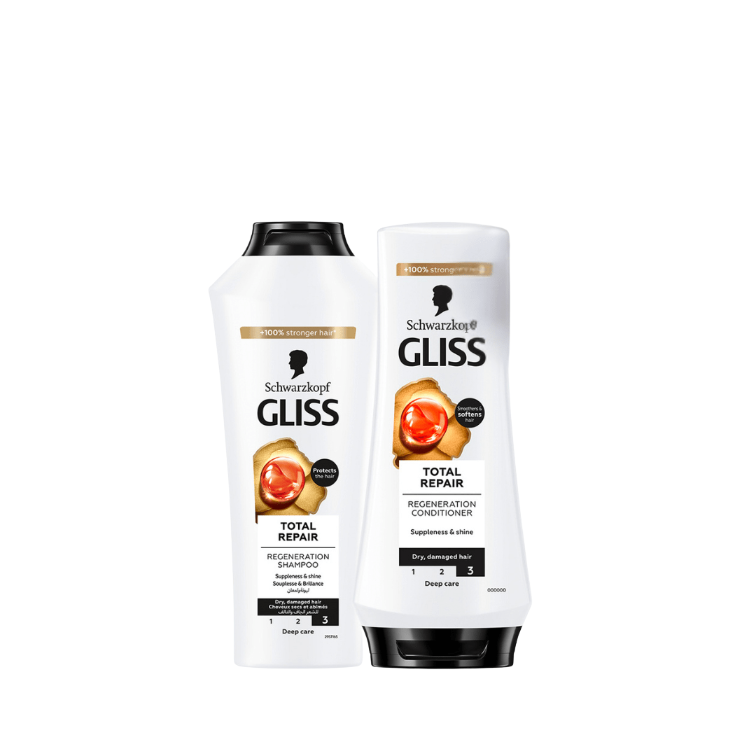 Schwarzkopf Gliss Total Repair Shampoo & Conditioner At 20% Off - Rumaisas