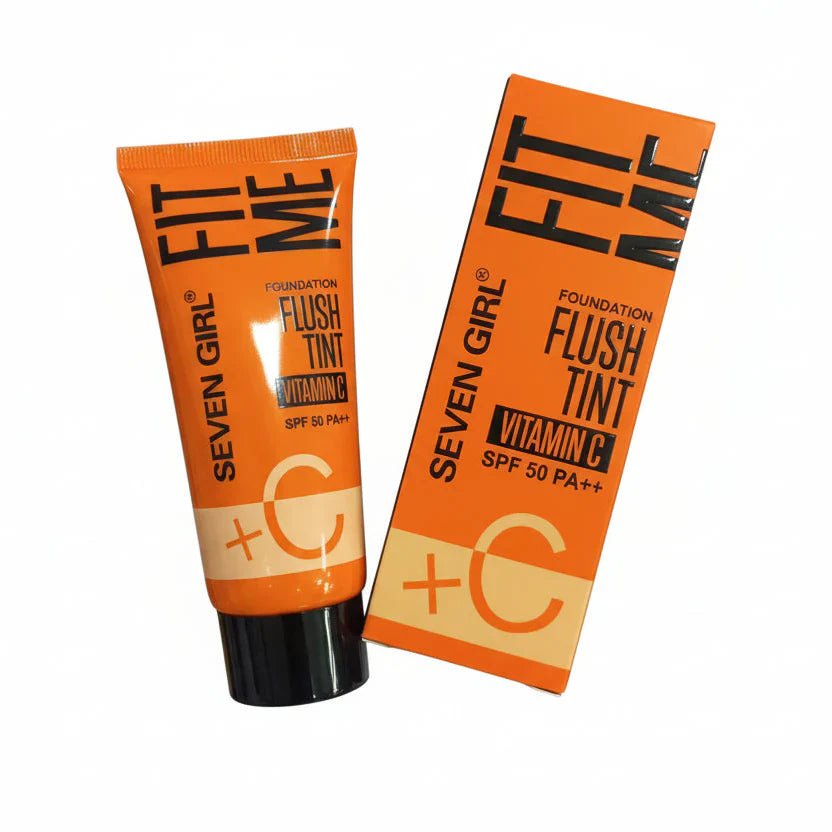 Seven Girl Foundation Flush Tint Vitamin C SPF 50 PA++ - Rumaisas