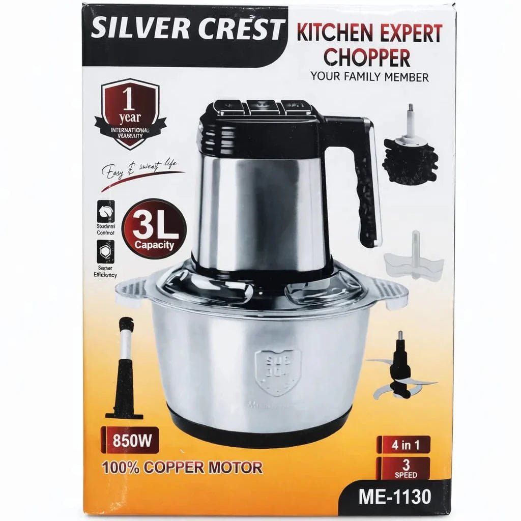 Silver Crest 4 - in - 1 Kitchen Expert Chopper - 3L - Rumaisas