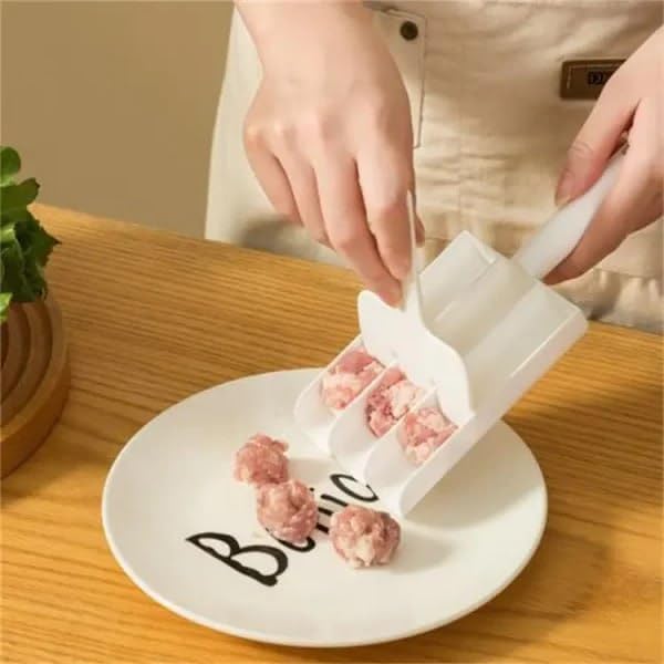 Small Meatball Maker - Creative Meat ball Scoop Multi - Function Ball Maker | Portable Maker for Making Cake Balls, Ice Cream Spoon, Doughnut, Hand Cutting Scoop - Rumaisas