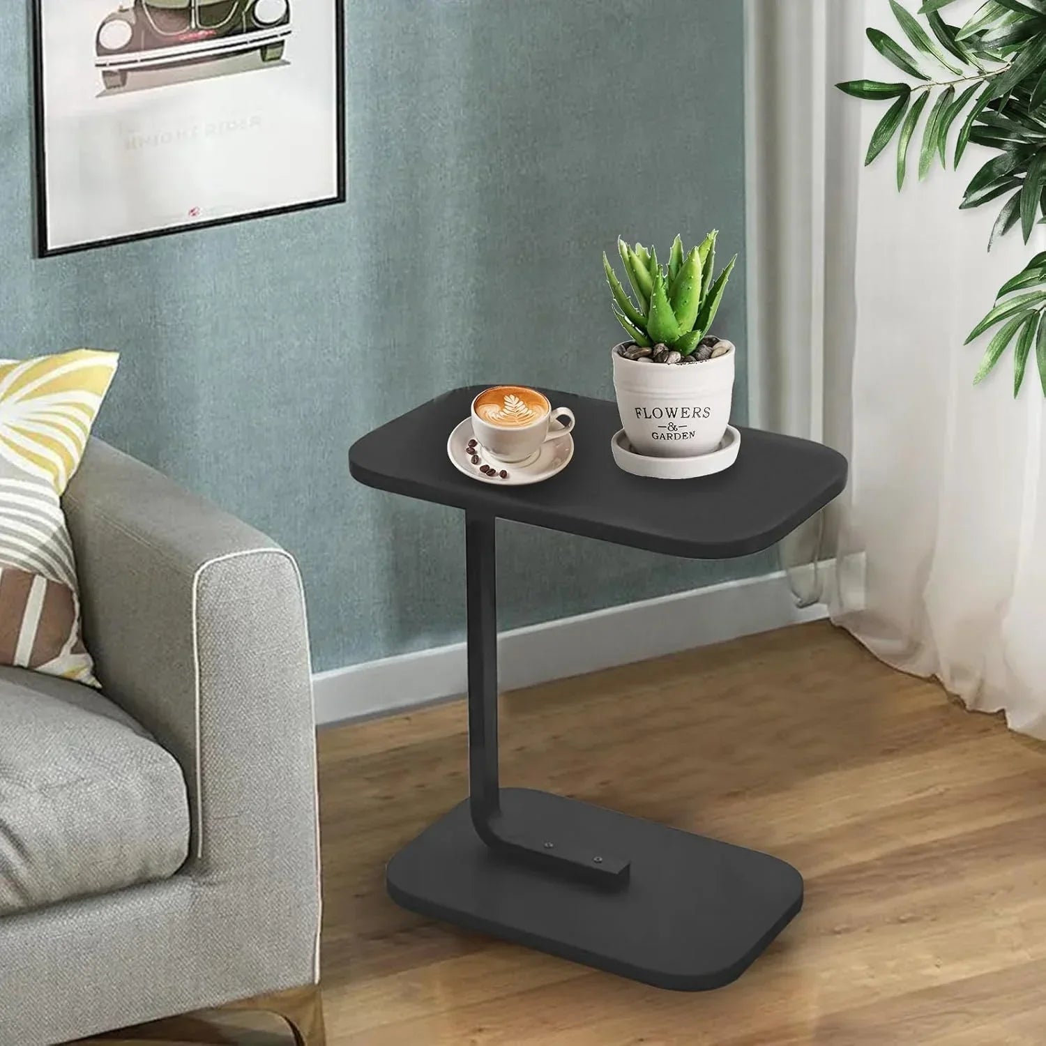 Small Oval Sofa Side Table - Rumaisas