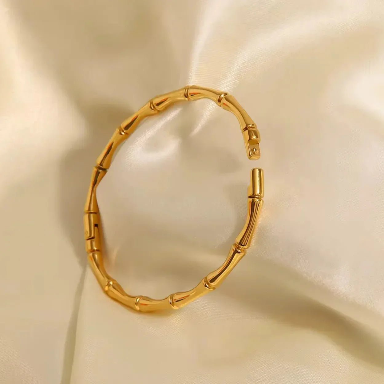 Stainless Steel 316L Bamboo Bangle - Rumaisas