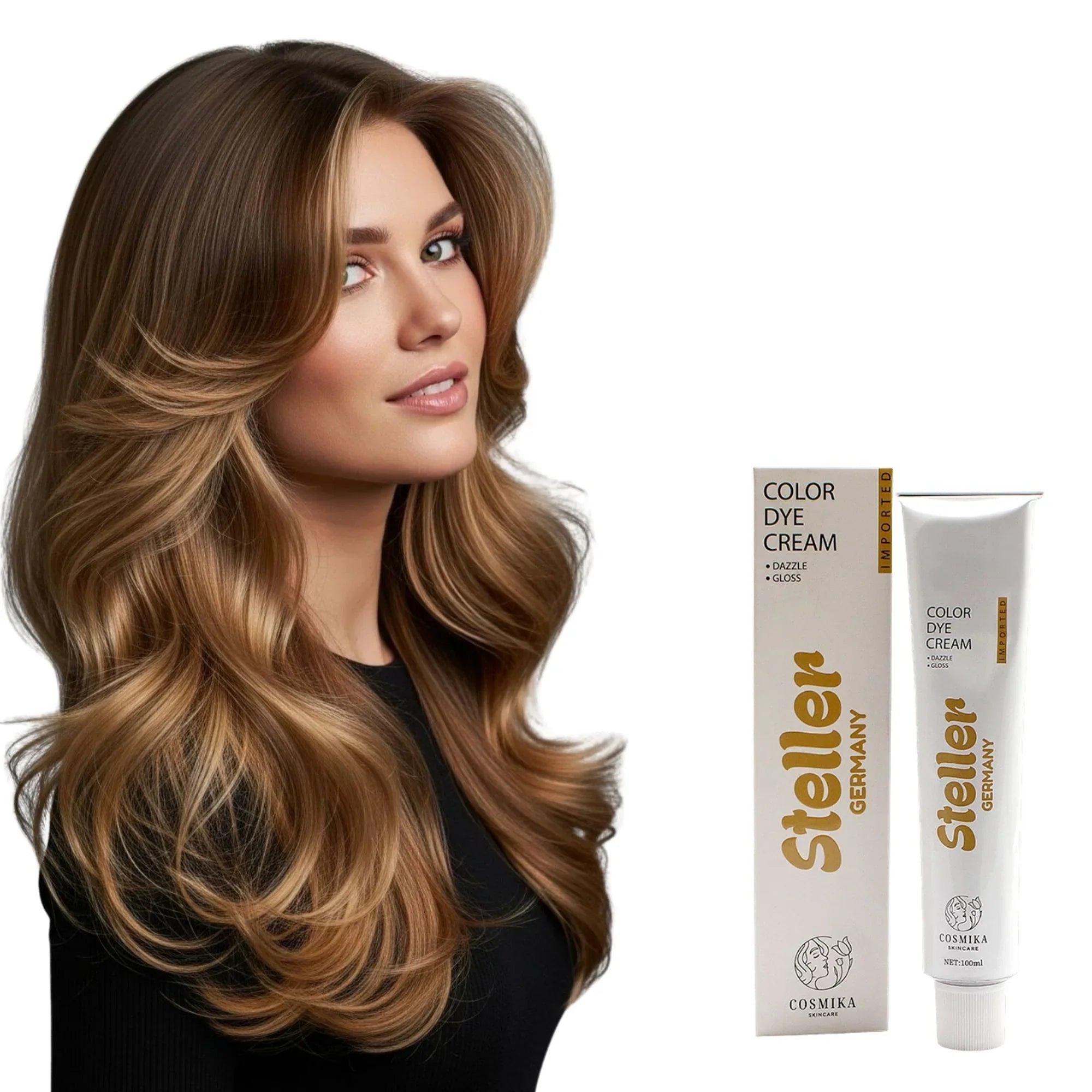 Steller Germany Color Dye Cream - 7 - Naturals Natural - 100ml - Rumaisas