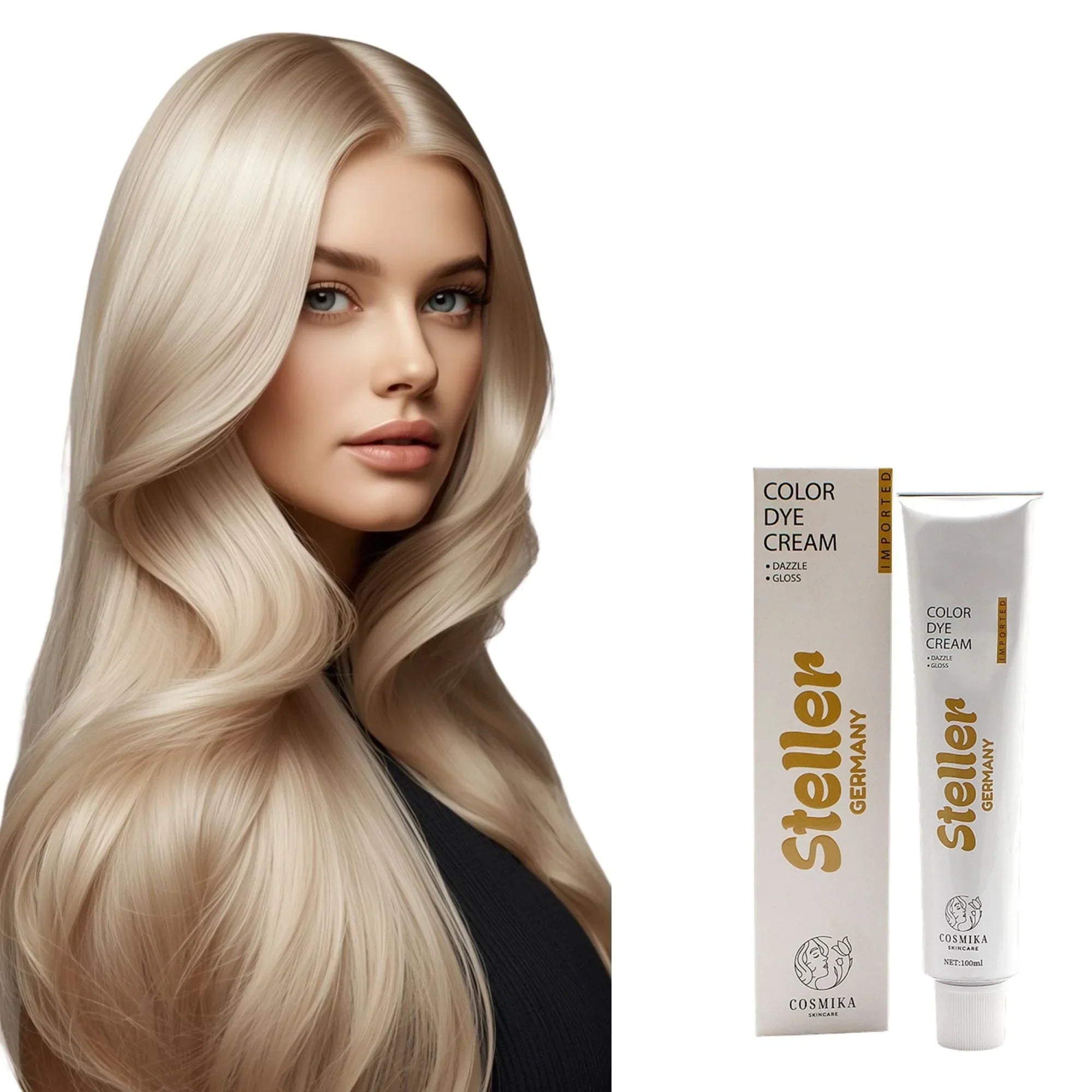 Steller Germany Color Dye Cream - 9 - Naturals Natural - 100ml - Rumaisas