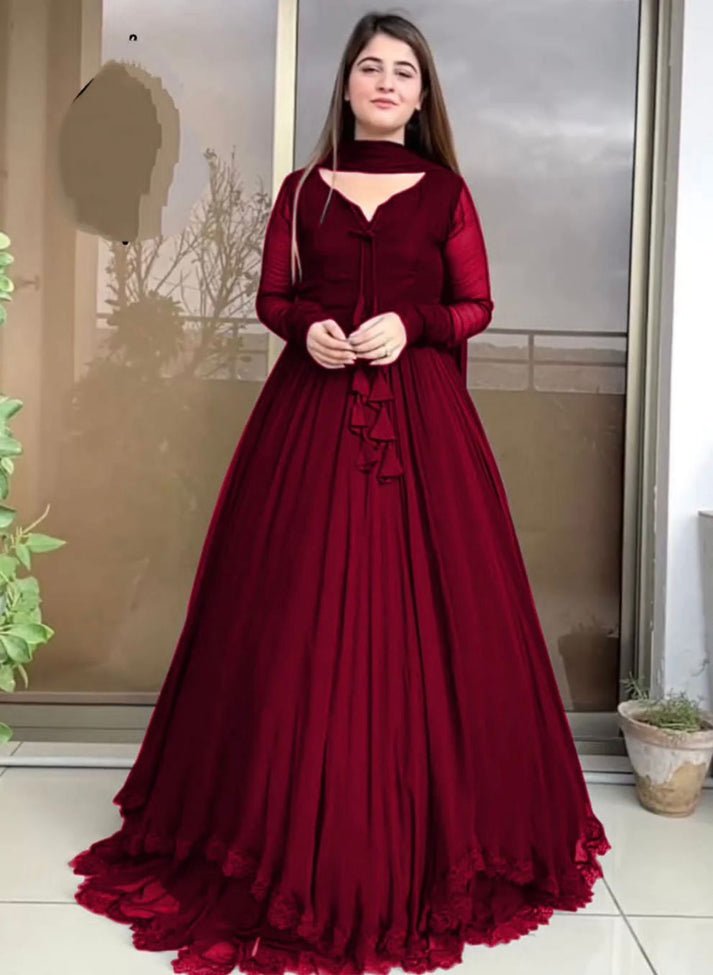 Stylish Maxi With 2 Layers - Rumaisas