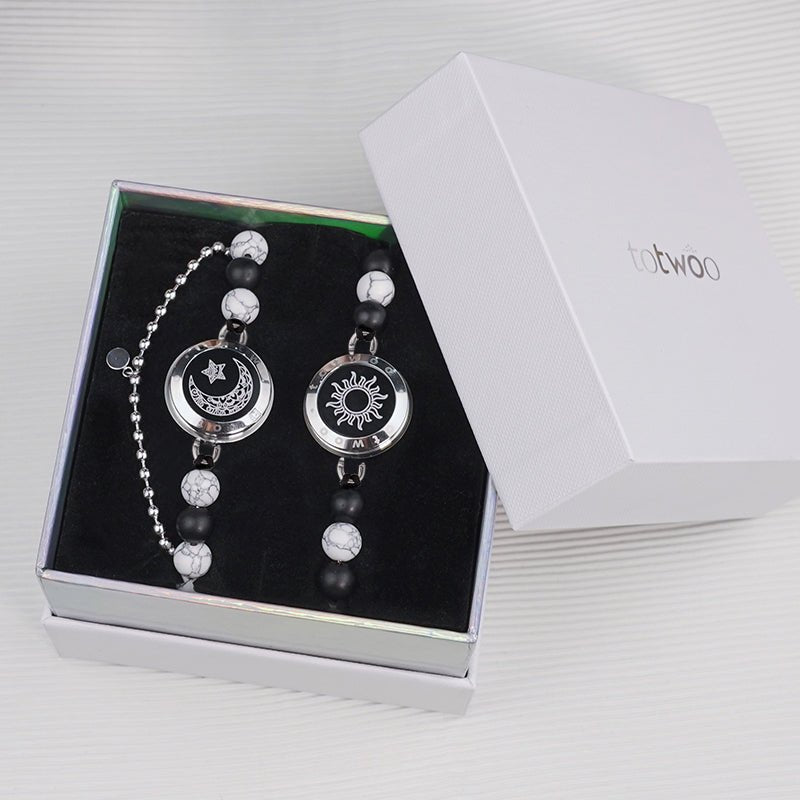 Sun&Moon Touch Bracelets with Matching Beads - Rumaisas
