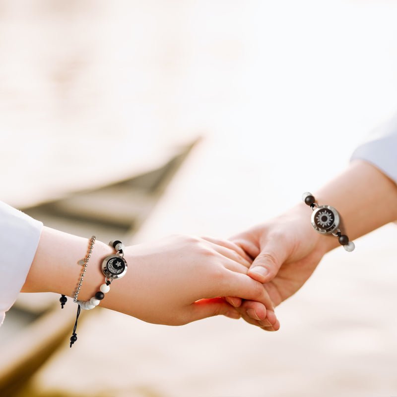 Sun&Moon Touch Bracelets with Matching Beads - Rumaisas