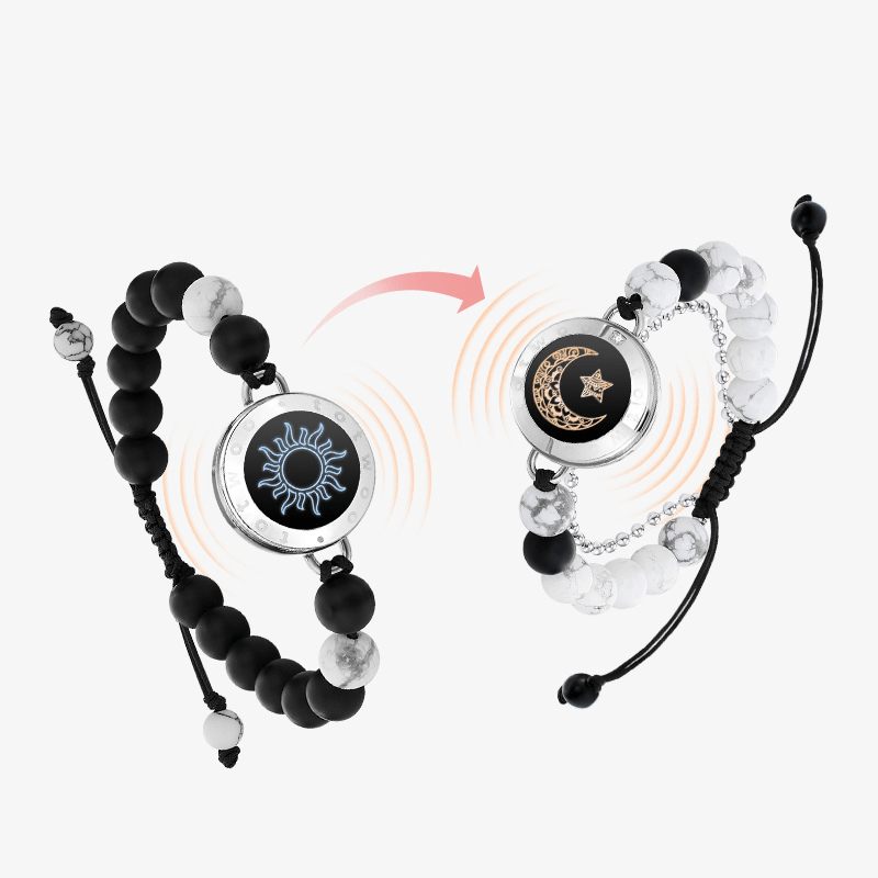 Sun&Moon Touch Bracelets with Matching Beads - Rumaisas