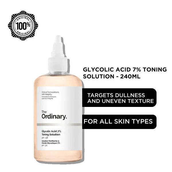 The Ordinary Glycolic Acid 7% Toning Solution - 240ml - Rumaisas