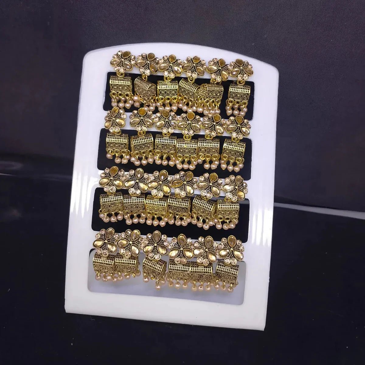 Traditional Jhumka Earrings Stand - Rumaisas