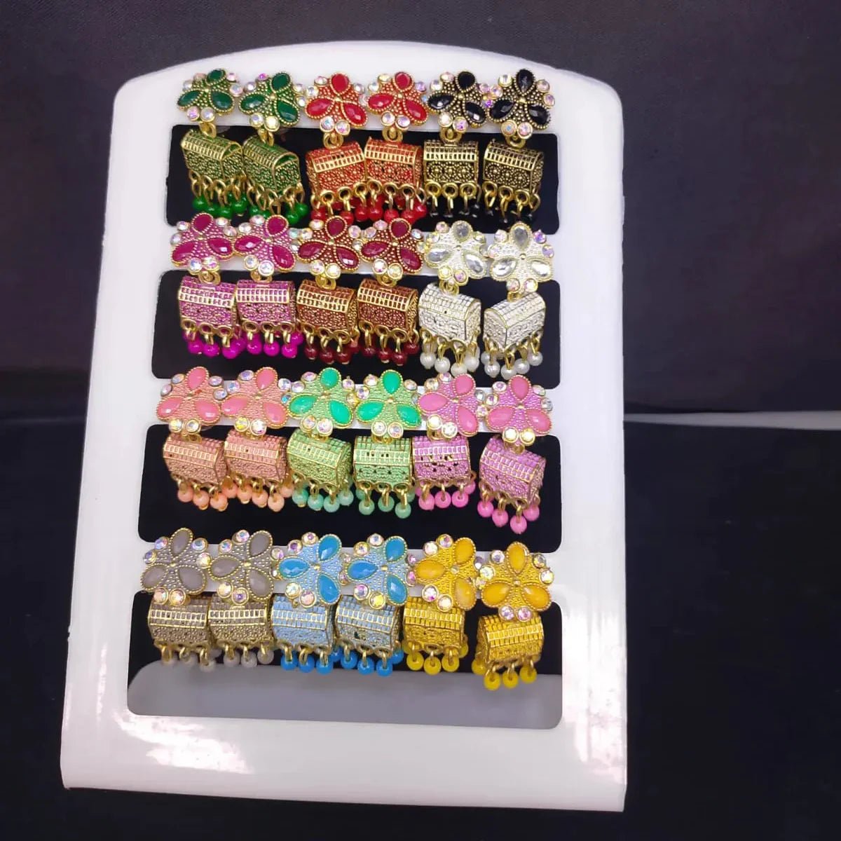Traditional Jhumka Earrings Stand - Rumaisas