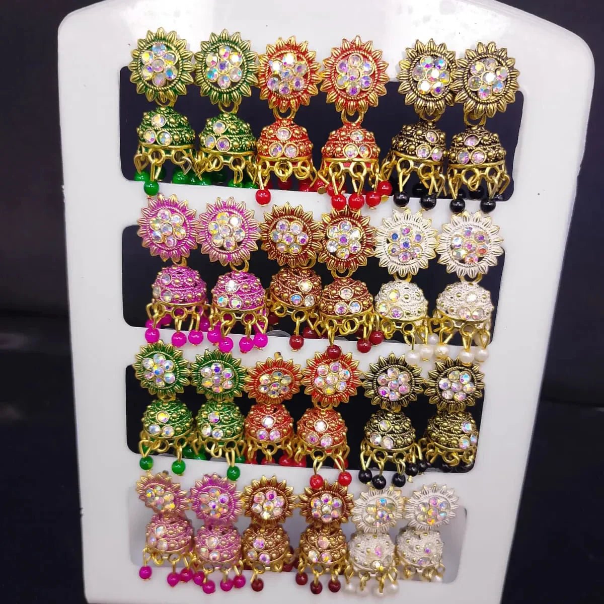 Traditional Jhumka Earrings Stand - Rumaisas