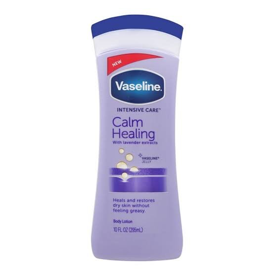 Vaseline Intensive Care Calm Healing With Lavender Extract Body Lotion Pump, For Dry Skin - Rumaisas