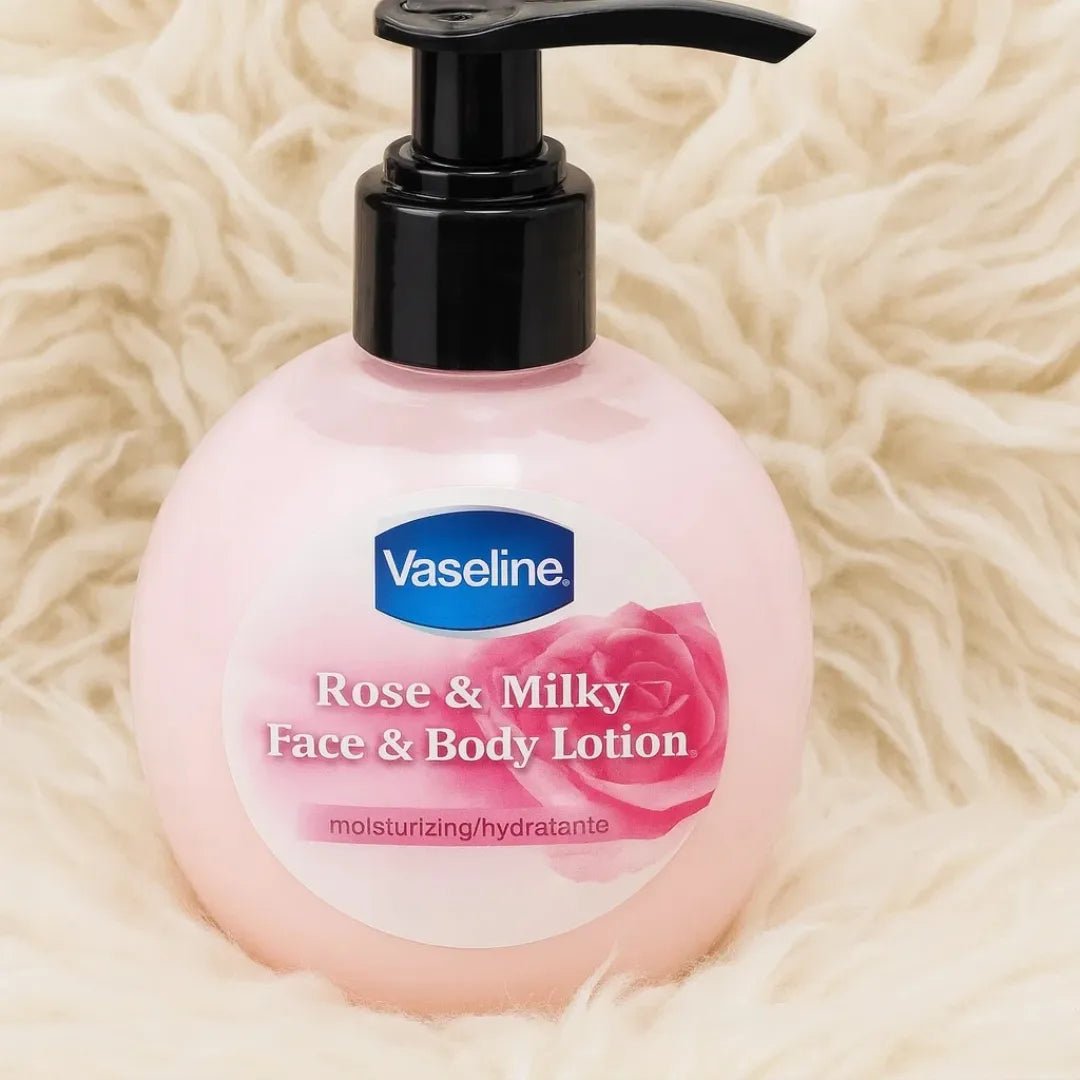 Vaseline Rose & Milky Face & Body Lotion - Rumaisas