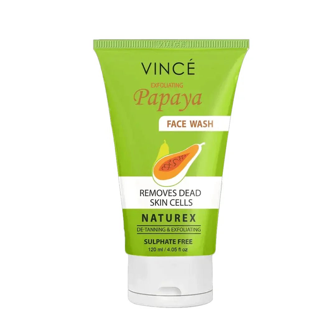 Vince Exfoliating Papaya Face Wash - 120ml - Rumaisas