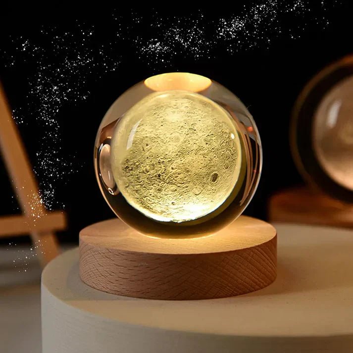 3D Galaxy Crystal Ball Night Light - Rumaisas