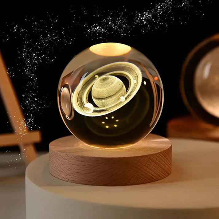 3D Galaxy Crystal Ball Night Light - Rumaisas